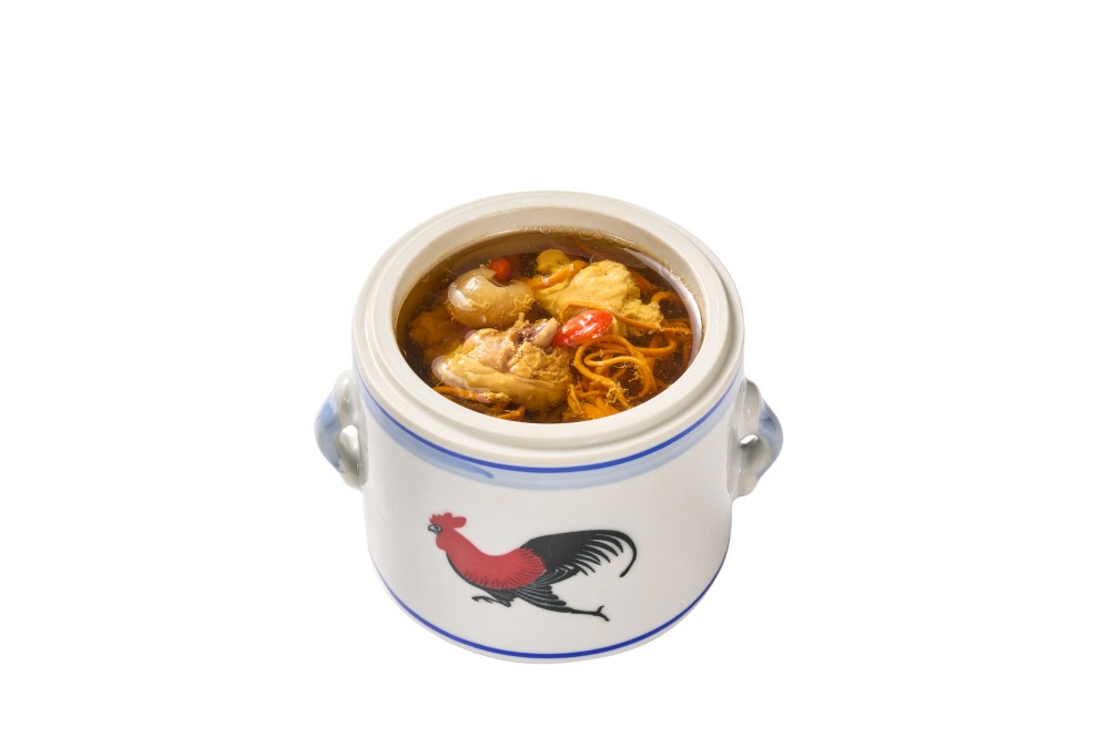 虫草花炖土鸡汤