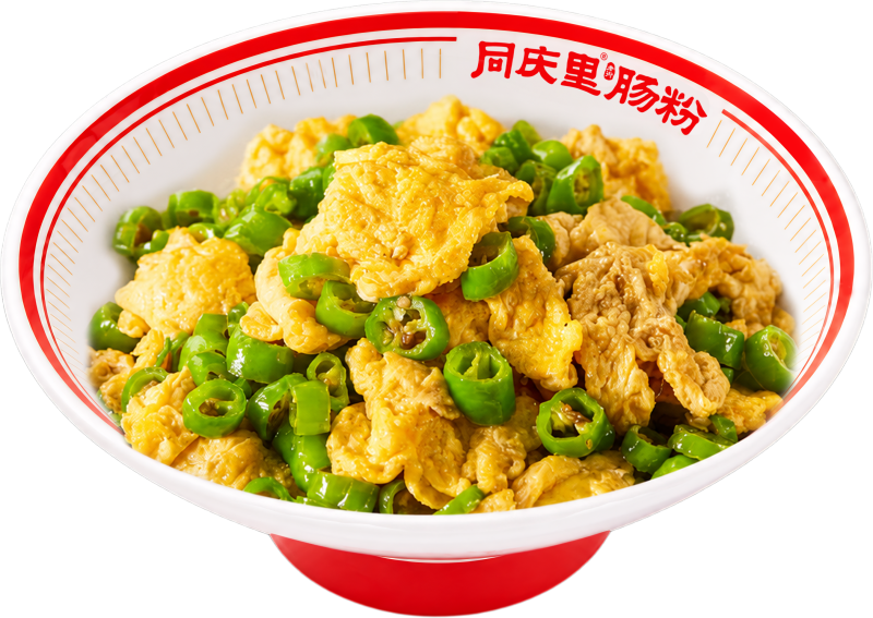 辣椒炒蛋饭
