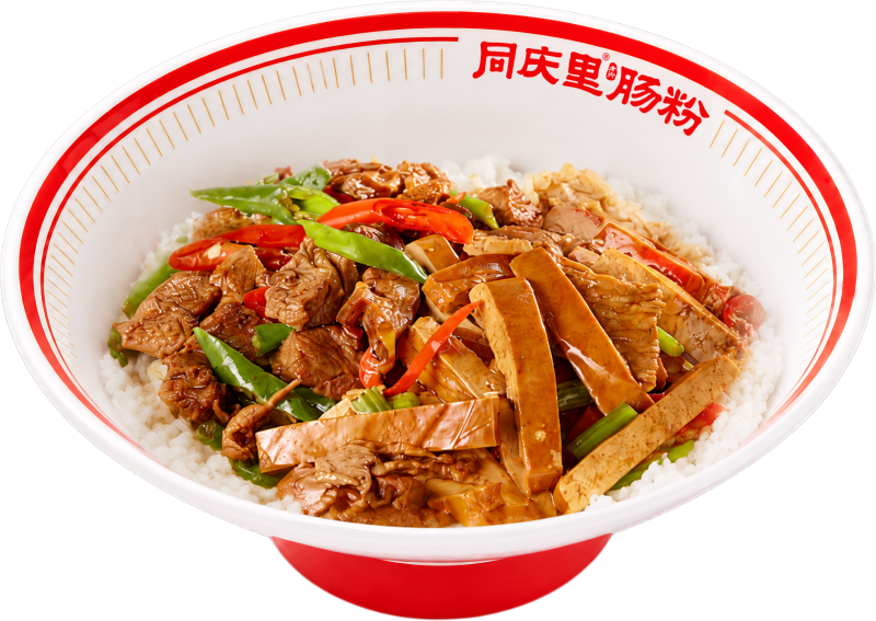 香干炒肉饭