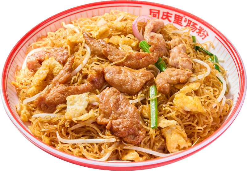鸡蛋瘦肉炒米粉