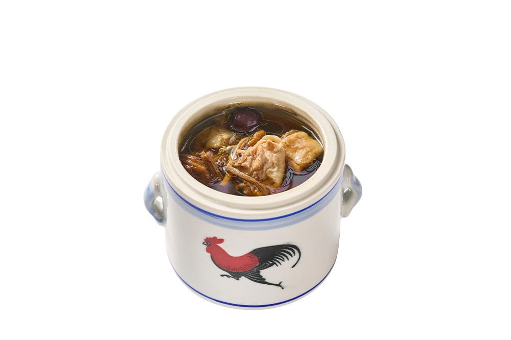 茶树菇炖鸡汤